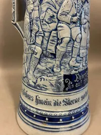Kæmpe 3 liters Bierstein givet i præmie ved en skyttefest i Køln 1908