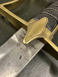 Original Dansk artilleri sabel model 1802, godt stemplet
