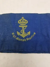 Sjældent originalt ww2 armbind - kongelig dansk marine