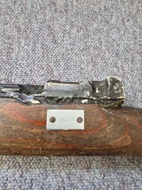 Original K98 skæfte med med gips "metal" dele brugt i filmen 9 April