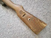 Original K98 skæfte med med gips "metal" dele brugt i filmen 9 April