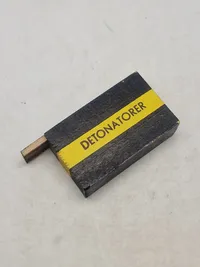 Original tysk ww2 detonator æske - genbrugt efter krigen af den danske hær