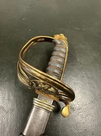 Engelsk victoriansk model 1845 officerssabel, velfremstillet