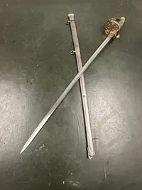 Engelsk victoriansk model 1845 officerssabel, velfremstillet