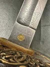 Engelsk victoriansk model 1845 officerssabel, velfremstillet