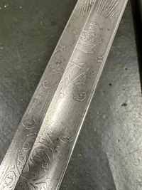 Engelsk victoriansk model 1845 officerssabel, velfremstillet