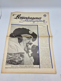 Originalt Blad for Tyskere i Danmark WW2