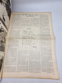 Originalt Blad for Tyskere i Danmark WW2