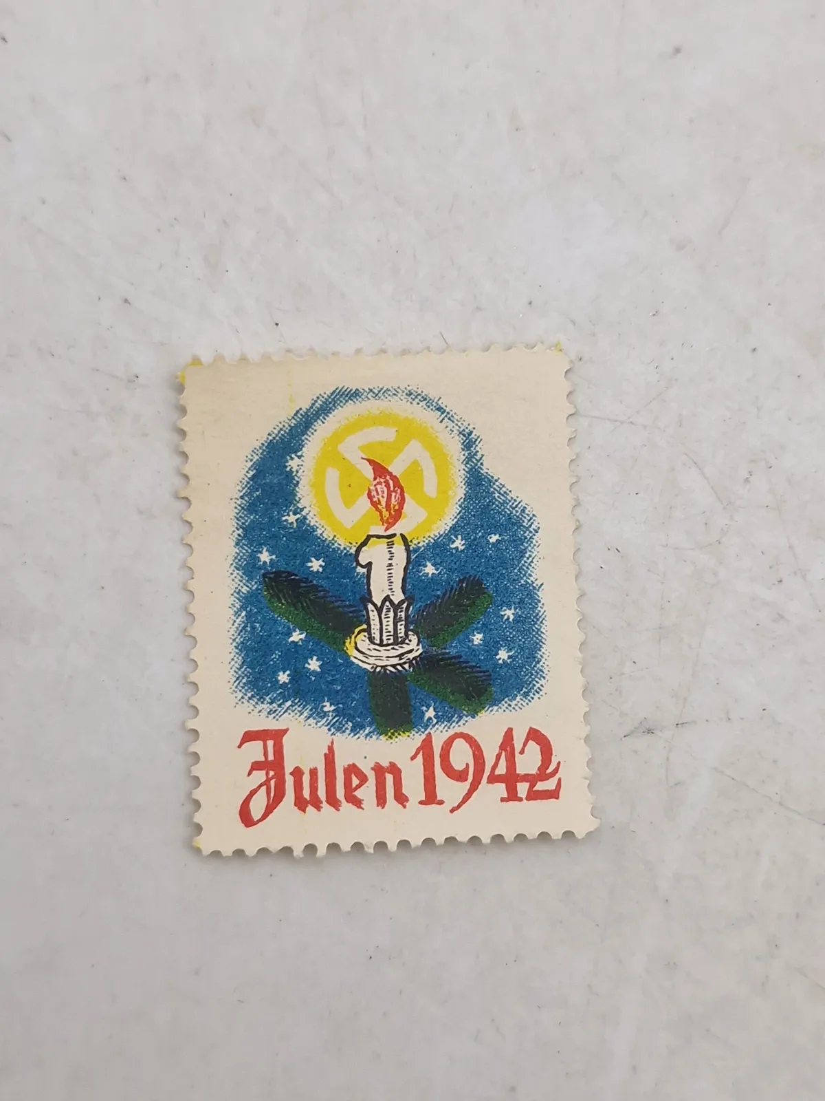 Originalt D.N.N.S.A.P. julemærke 1942