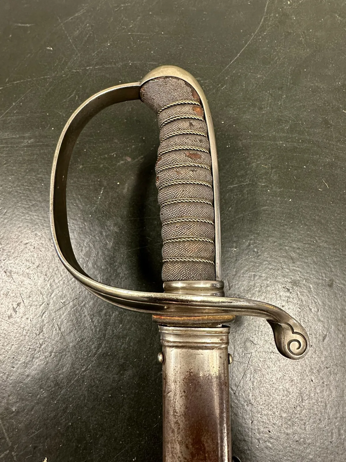 Original Dansk 1858 officers sabel, velfremstillet