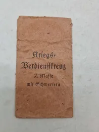 Original tildelingspose for KVK2 - ww2