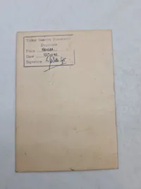 Original Alliret tilladelse fra 1945 til at hente Fattige børn i Holland