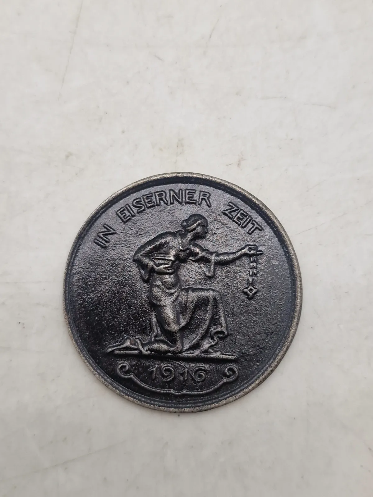 Original Tysk WW1 guld for Jern mønt