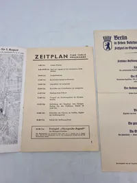 Originalt Olympiaden 1936 Program