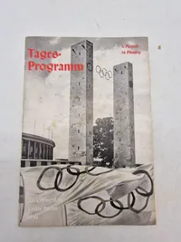 Originalt Olympiaden 1936 Program