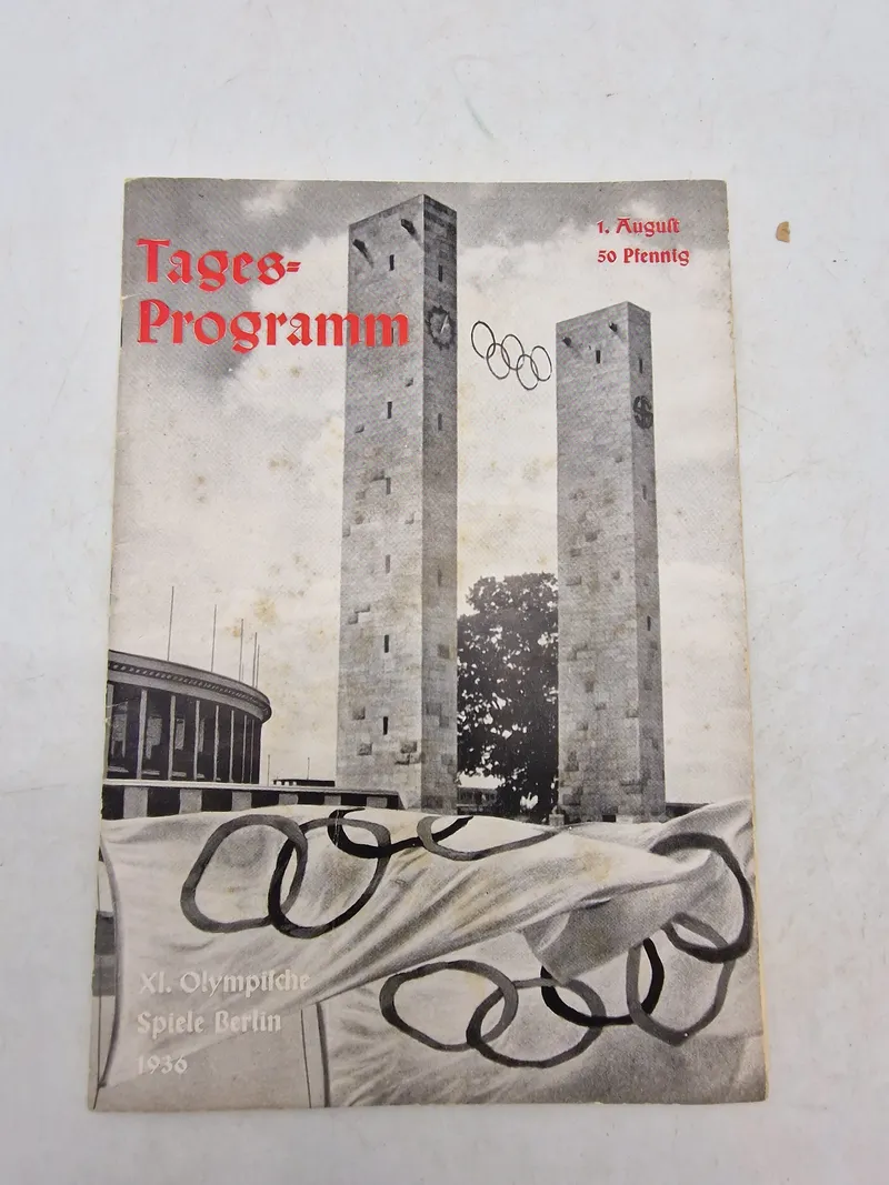 Originalt Olympiaden 1936 Program