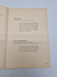 Originalt Olympiaden 1936 Program