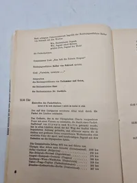 Originalt Olympiaden 1936 Program