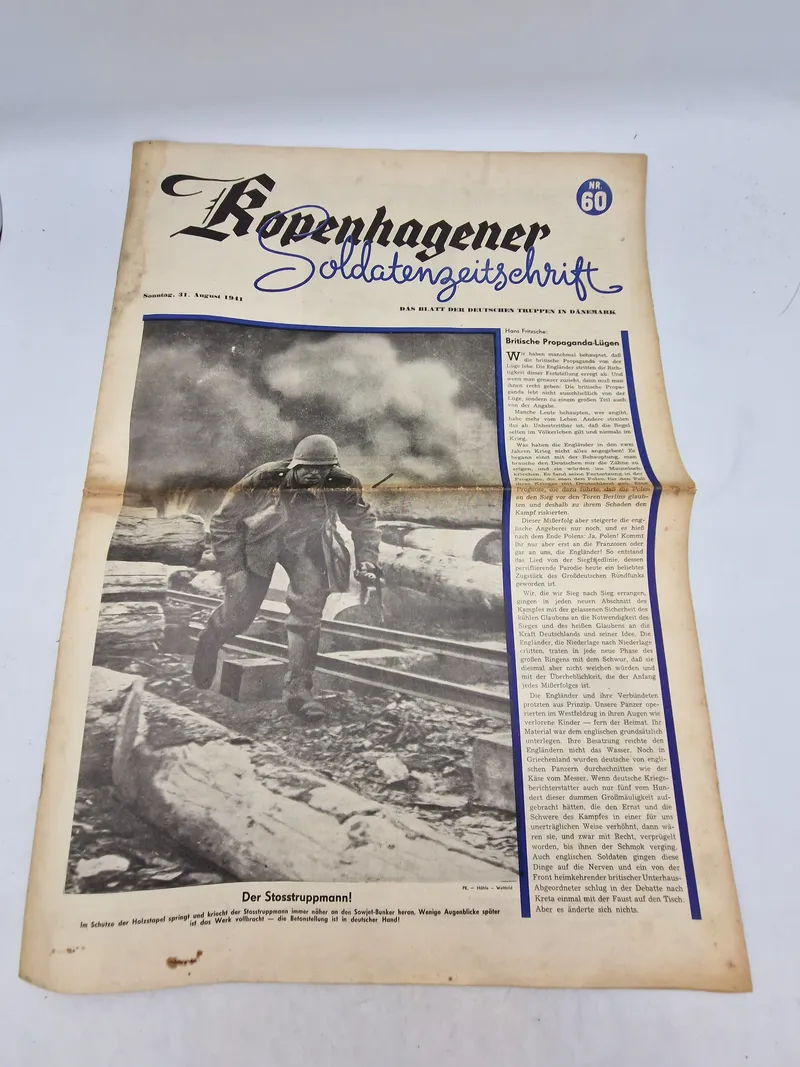 Original tysk ww2 avis - Kopenhagener Soldatenzeitschrift
