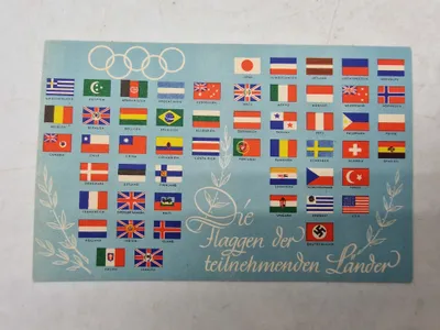 Originalt Olympiaden 1936 postkort