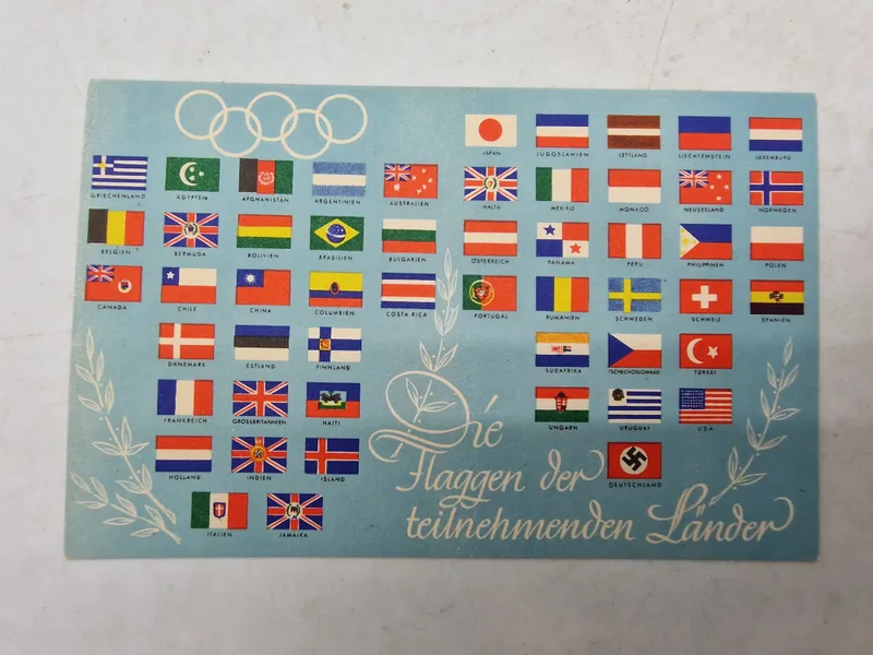 Originalt Olympiaden 1936 postkort