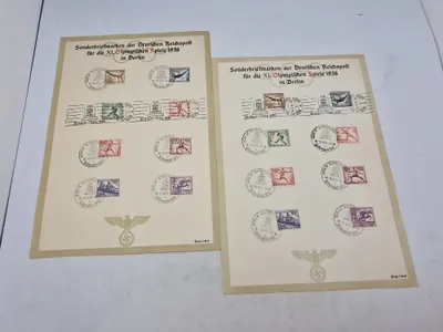 Originalt Olympiaden 1936 Frimærker