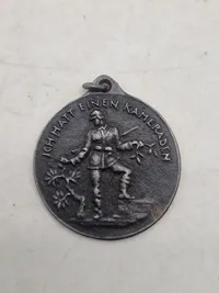 Original tysk ww1 Token - ICH HATT' EINEN KAMERADEN"