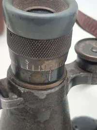 Original German Ww1 Military Binoculars Feldglas 08 With Case
