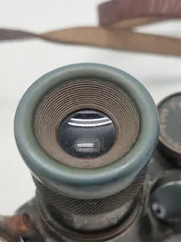 Original German Ww1 Military Binoculars Feldglas 08 With Case