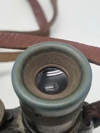 Original German Ww1 Military Binoculars Feldglas 08 With Case
