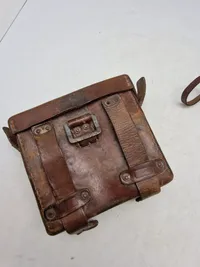 Original German Ww1 Military Binoculars Feldglas 08 With Case