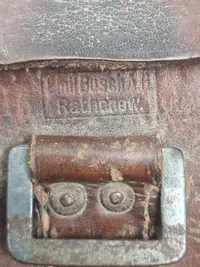 Original German Ww1 Military Binoculars Feldglas 08 With Case