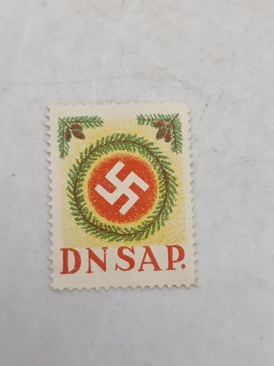Originalt Dansk D.N.S.A.P. julemærke