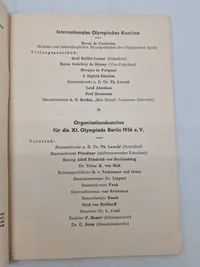 Originalt Olympiaden 1936 program