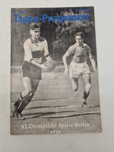 Originalt Olympiaden 1936 program