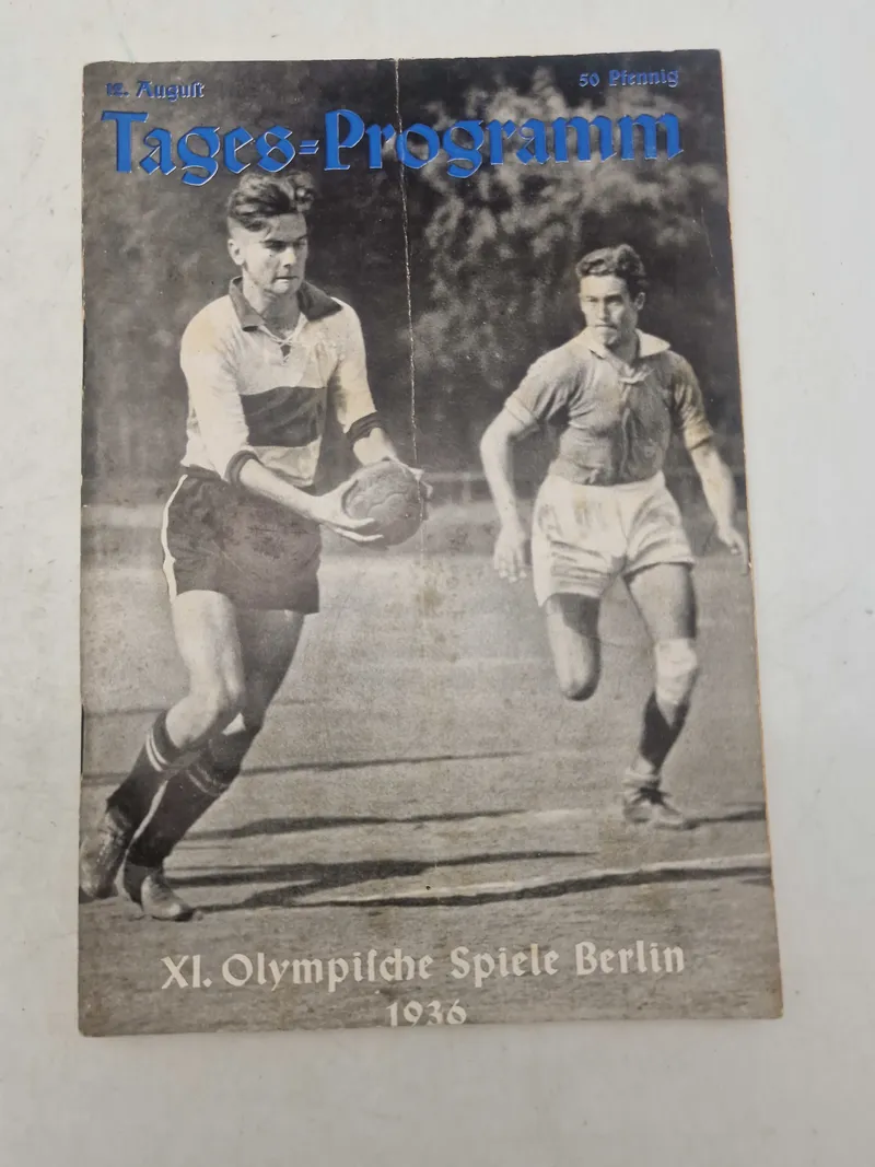 Originalt Olympiaden 1936 program