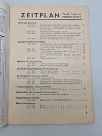 Originalt Olympiaden 1936 program