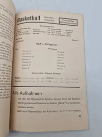 Originalt Olympiaden 1936 program