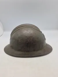 Original Fransk model 26 WW2 hjelm