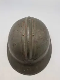 Original Fransk model 26 WW2 hjelm