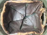 Original Fransk model 26 WW2 hjelm