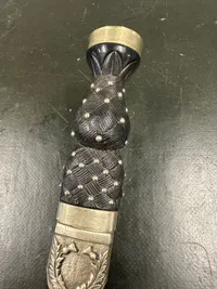 Original A Victorian Highland piper's dirk by Robt. Mole & Sons