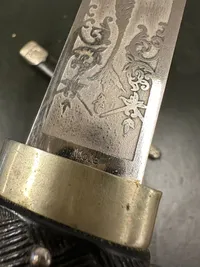 Original A Victorian Highland piper's dirk by Robt. Mole & Sons