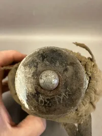 Original Tysk WW2 feltflaske, brugt af Russerne