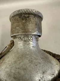 Original Tysk WW2 feltflaske, brugt af Russerne