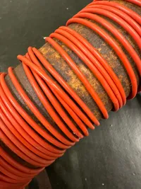 Original Tysk kabel tommel WW2, spor af enhedsfarve