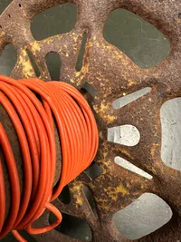 Original Tysk kabel tommel WW2, spor af enhedsfarve