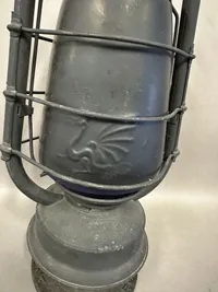 Original Mørklægningslygte fra WW2 Århus havn