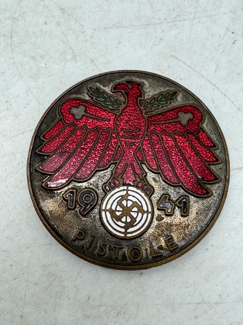 Originalt Tysk pistol badge 1941