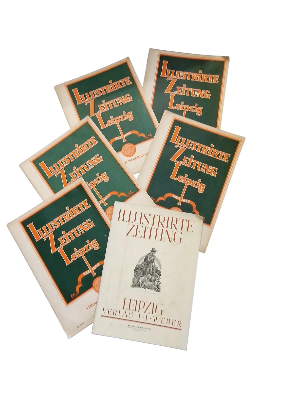 Samling originale tyske ww2 tidsskrifter